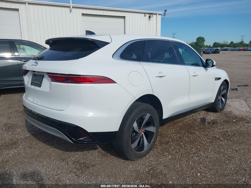 2022 Jaguar F-pace VIN SADCJ2EX6NA690919 IAAI salvage auction — LEFT FRONT, Salvage (Illinois), sold $7,000 on 2026-07-09 (photo 4)