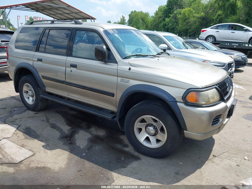 2003 Mitsubishi Montero VIN JA4MT21H23J004035 IAAI salvage auction — FRONT & REAR, Salvage - Greater Than 75% (Maryland), sold $75 on 2026-07-23 (photo 1)