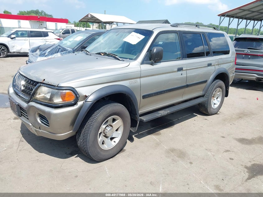 2003 Mitsubishi Montero VIN JA4MT21H23J004035 IAAI salvage auction — FRONT & REAR, Salvage - Greater Than 75% (Maryland), sold $75 on 2026-07-23 (photo 2)