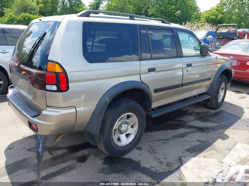 2003 Mitsubishi Montero VIN JA4MT21H23J004035 IAAI salvage auction — FRONT & REAR, Salvage - Greater Than 75% (Maryland), sold $75 on 2026-07-23 (photo 4)