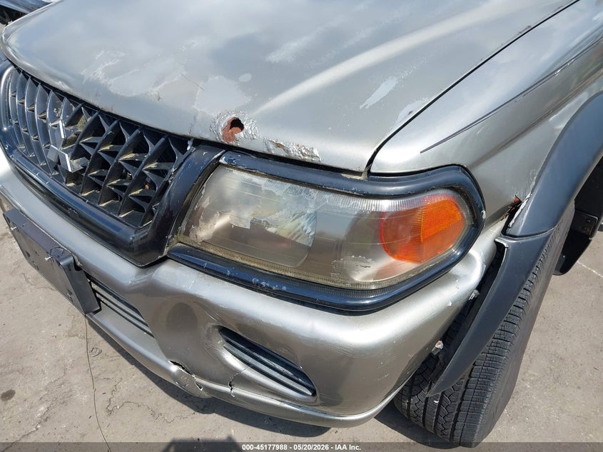 2003 Mitsubishi Montero VIN JA4MT21H23J004035 IAAI salvage auction — FRONT & REAR, Salvage - Greater Than 75% (Maryland), sold $75 on 2026-07-23 (photo 6)