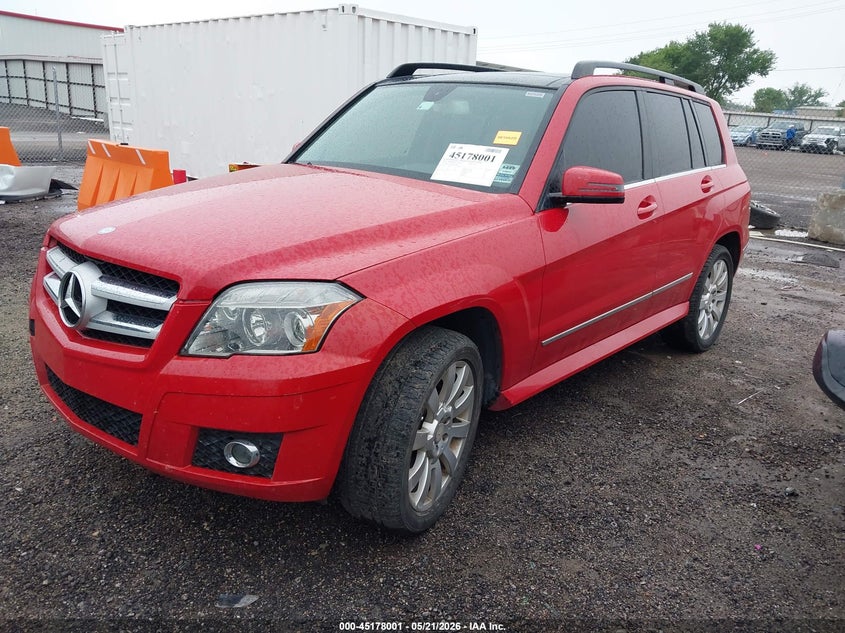 2010 Mercedes-benz Glk-class VIN WDCGG5GB5AF338565 IAAI salvage auction — REAR END, Clear (Oklahoma), sold $1,000 on 2026-07-07 (photo 2)