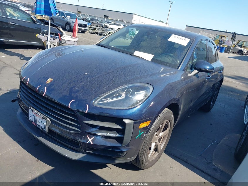 2020 Porsche Macan VIN WP1AA2A51LLB13450 IAAI salvage auction — REAR END, Salvage Title, sold $9,600 on 2026-07-15 (photo 2)