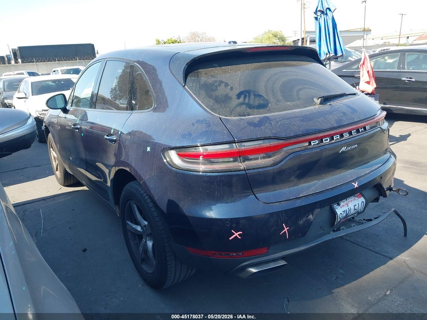 2020 Porsche Macan VIN WP1AA2A51LLB13450 IAAI salvage auction — REAR END, Salvage Title, sold $9,600 on 2026-07-15 (photo 3)