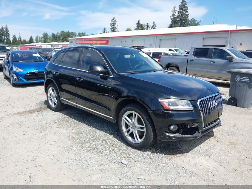 2015 Audi Q5 VIN WA1LFAFP3FA071485 IAAI salvage auction — FRONT END, Salvage Title, sold $1,300 on 2026-08-26 (photo 1)