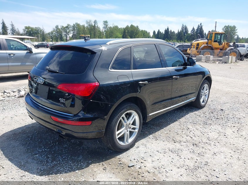 2015 Audi Q5 VIN WA1LFAFP3FA071485 IAAI salvage auction — FRONT END, Salvage Title, sold $1,300 on 2026-08-26 (photo 4)