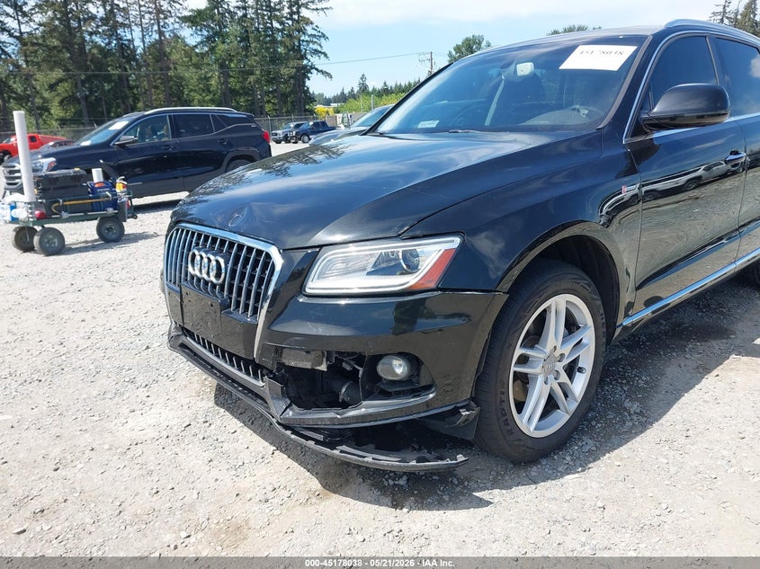 2015 Audi Q5 VIN WA1LFAFP3FA071485 IAAI salvage auction — FRONT END, Salvage Title, sold $1,300 on 2026-08-26 (photo 6)