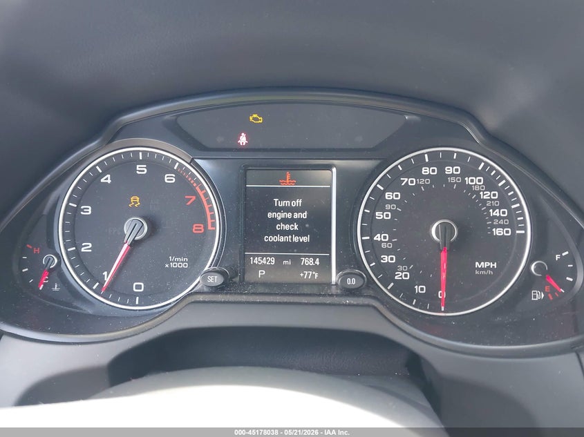 2015 Audi Q5 VIN WA1LFAFP3FA071485 IAAI salvage auction — FRONT END, Salvage Title, sold $1,300 on 2026-08-26 (photo 7)