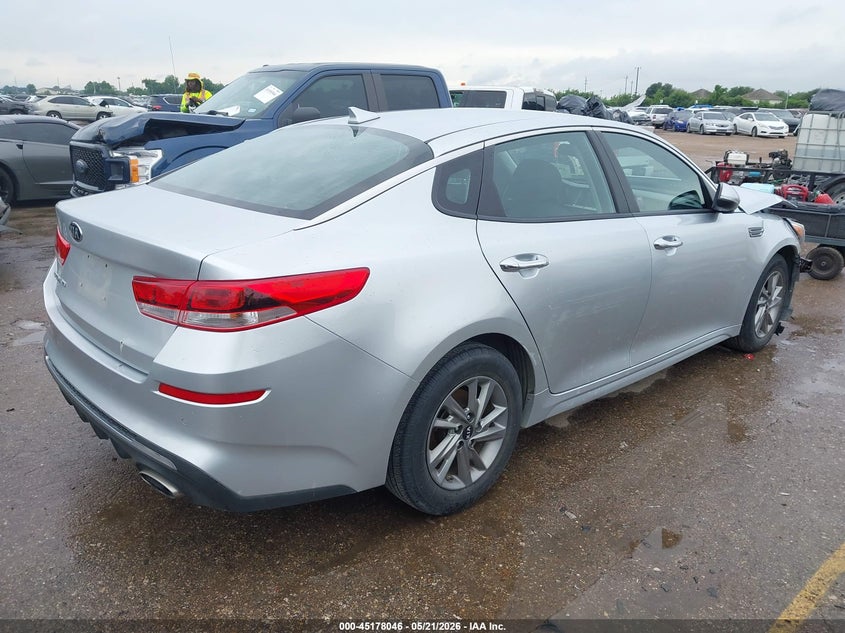 2019 Kia Optima VIN 5XXGT4L34KG301424 IAAI salvage auction — FRONT END, Original (Texas), sold $2,350 on 2026-07-08 (photo 4)