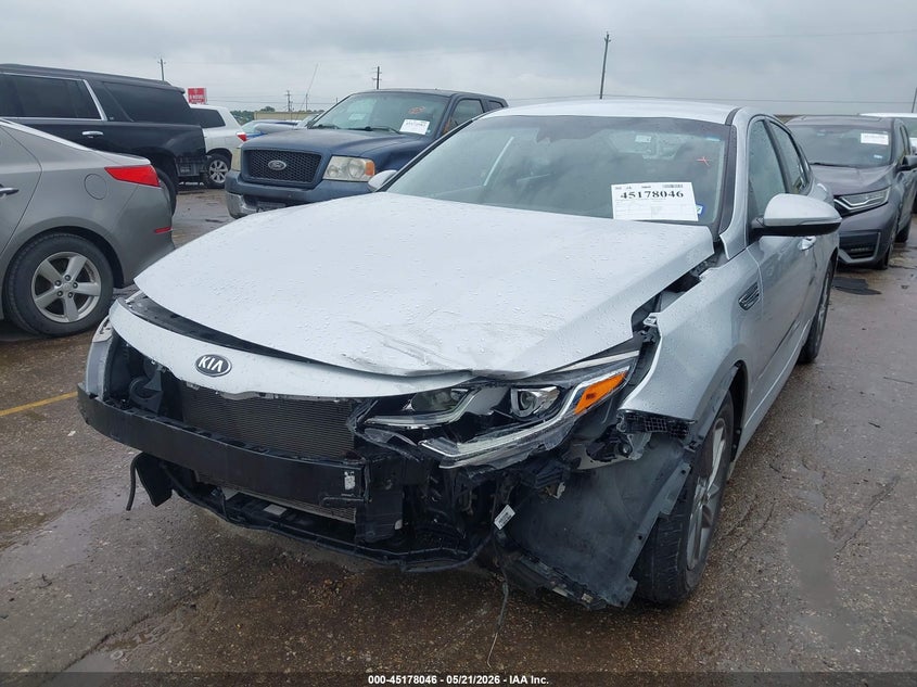 2019 Kia Optima VIN 5XXGT4L34KG301424 IAAI salvage auction — FRONT END, Original (Texas), sold $2,350 on 2026-07-08 (photo 6)