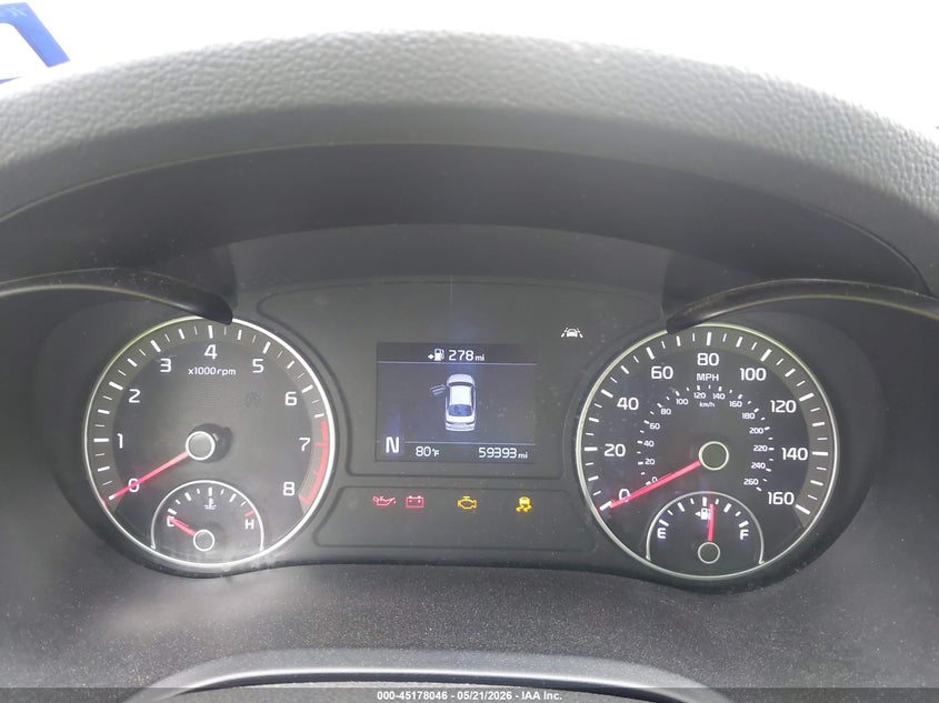 2019 Kia Optima VIN 5XXGT4L34KG301424 IAAI salvage auction — FRONT END, Original (Texas), sold $2,350 on 2026-07-08 (photo 7)
