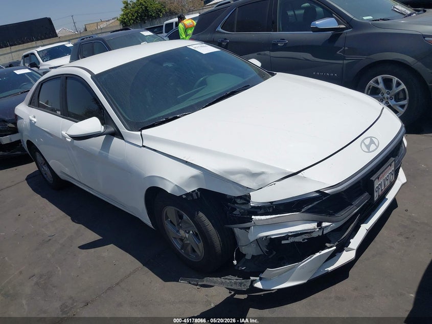2025 Hyundai Elantra VIN KMHLL4DG4SU862065 IAAI salvage auction — RIGHT FRONT, Salvage Certificate (California), sold $5,700 on 2026-07-08 (photo 1)