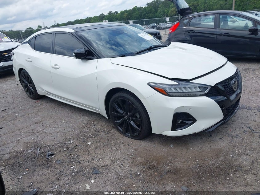 2022 Nissan Maxima VIN 1N4AA6EV4NC503583 IAAI salvage auction — LEFT FRONT, Salvage Title, sold $8,250 on 2026-08-05 (photo 1)