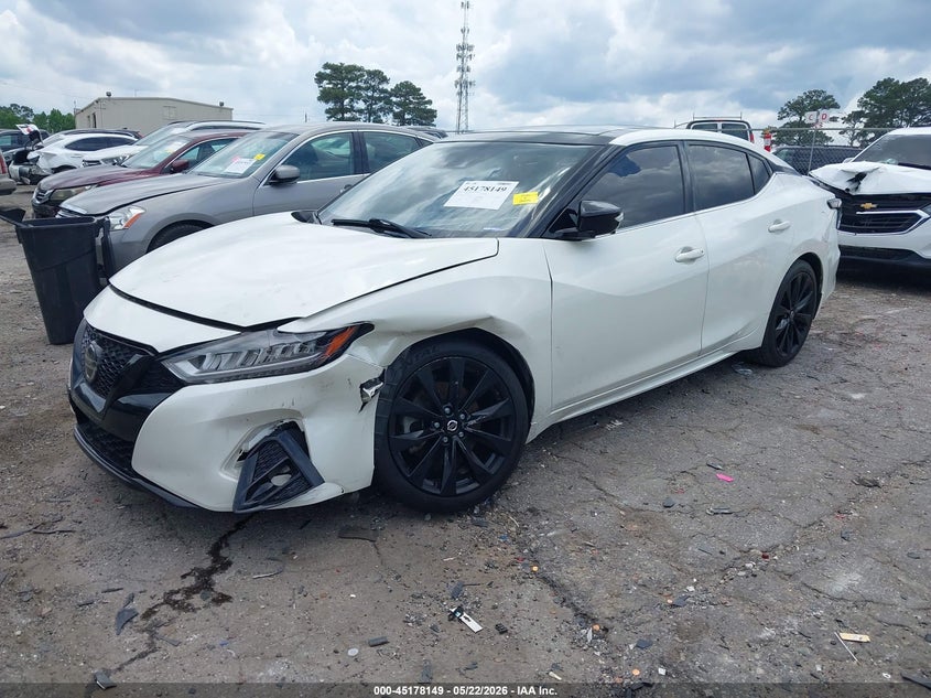 2022 Nissan Maxima VIN 1N4AA6EV4NC503583 IAAI salvage auction — LEFT FRONT, Salvage Title, sold $8,250 on 2026-08-05 (photo 2)