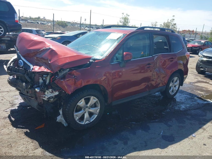 2014 Subaru Forester VIN JF2SJAJCXEH453993 IAAI salvage auction — FRONT END, Salvage (New Mexico), sold $450 on 2026-07-29 (photo 2)