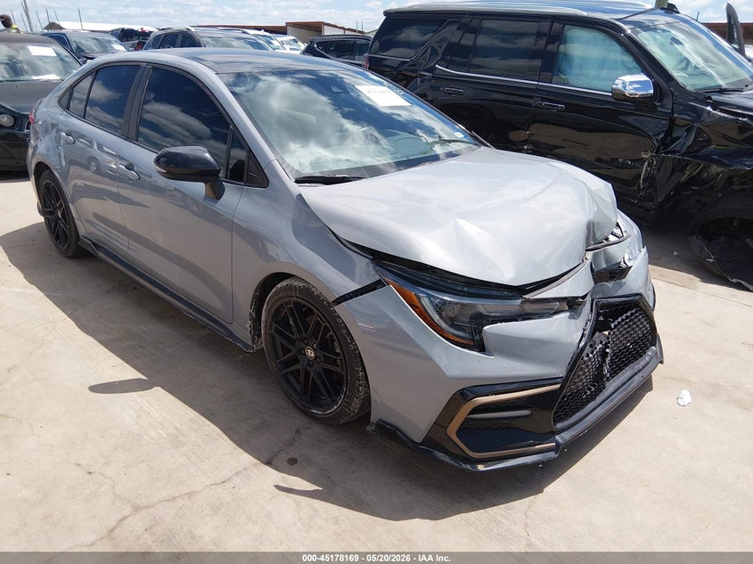 2022 Toyota Corolla VIN 5YFS4MCE7NP118152 IAAI salvage auction — FRONT END, Original (Texas), sold $5,800 on 2026-07-28 (photo 1)