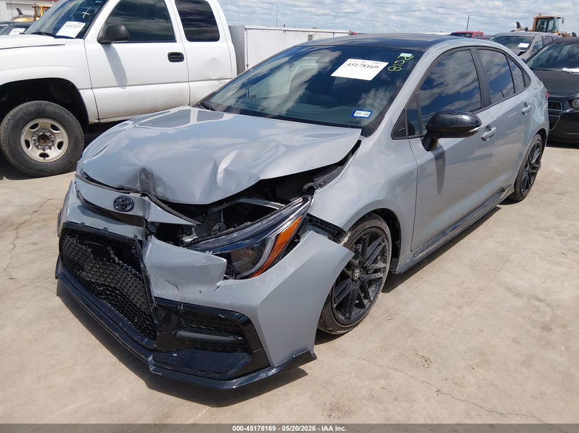 2022 Toyota Corolla VIN 5YFS4MCE7NP118152 IAAI salvage auction — FRONT END, Original (Texas), sold $5,800 on 2026-07-28 (photo 2)