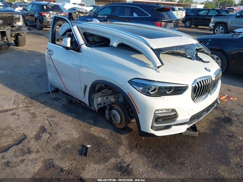 2020 BMW X5 VIN 5UXCR6C09L9B36002 IAAI salvage auction — ROLLOVER, Non-Repairable (Texas), sold $1,100 on 2026-07-29 (photo 1)