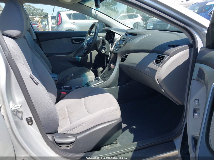 2013 Hyundai Elantra VIN KMHDH4AE4DU847724 IAAI salvage auction — RIGHT FRONT, Salvage (California), sold $1,350 on 2026-07-29 (photo 5)