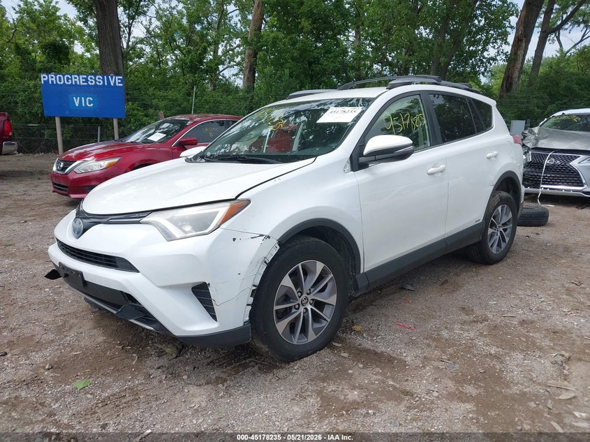 2018 Toyota Rav 4 VIN JTMRJREV9JD236749 IAAI salvage auction — FRONT & REAR, Clear (Indiana), sold $2,500 on 2026-07-29 (photo 2)