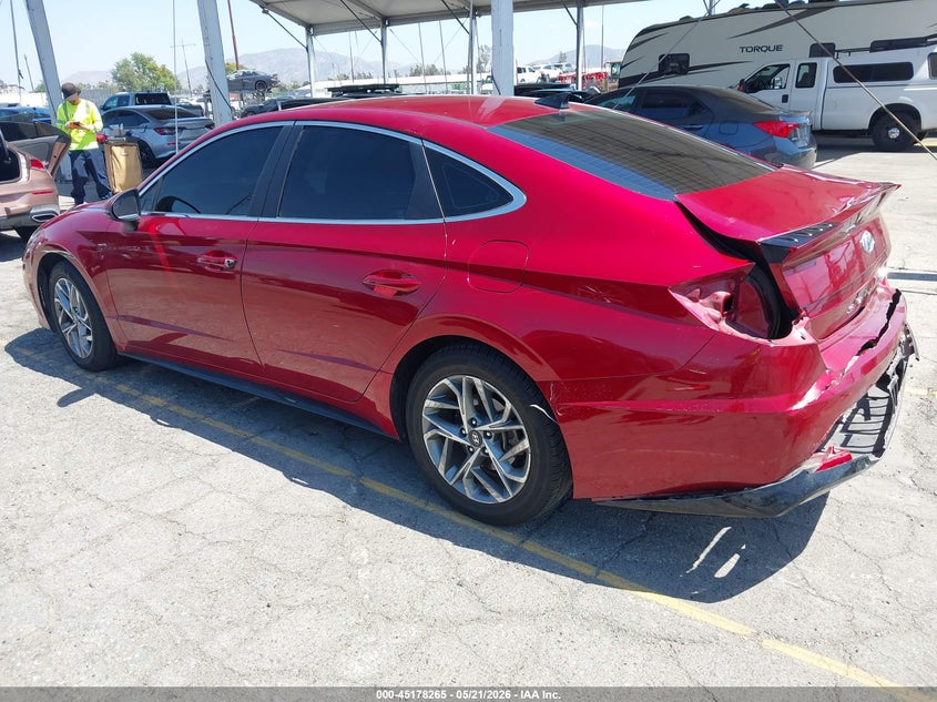 2023 Hyundai Sonata VIN KMHL64JA1PA266444 IAAI salvage auction — REAR END, Salvage (California), sold $25 on 2026-07-28 (photo 3)
