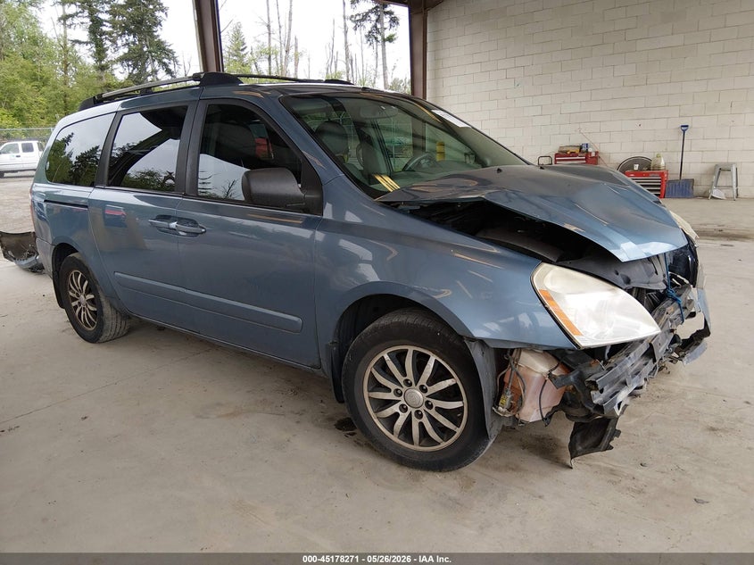 2006 Kia SEDONA VIN KNDMB233466094712 IAAI salvage auction — FRONT END, Bill Of Sale (Washington), sold $325 on 2026-07-11 (photo 1)