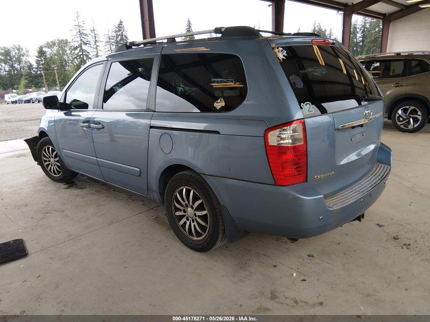 2006 Kia SEDONA VIN KNDMB233466094712 IAAI salvage auction — FRONT END, Bill Of Sale (Washington), sold $325 on 2026-07-11 (photo 3)