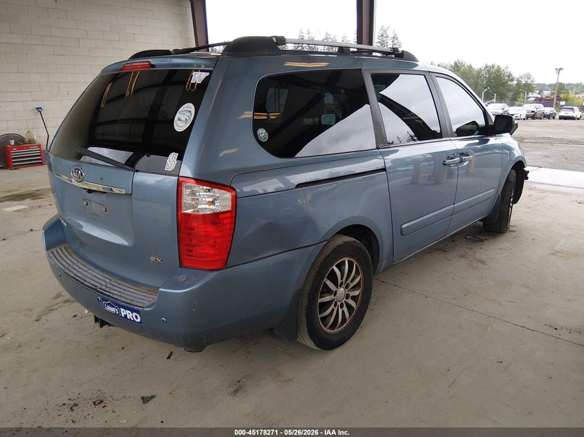 2006 Kia SEDONA VIN KNDMB233466094712 IAAI salvage auction — FRONT END, Bill Of Sale (Washington), sold $325 on 2026-07-11 (photo 4)
