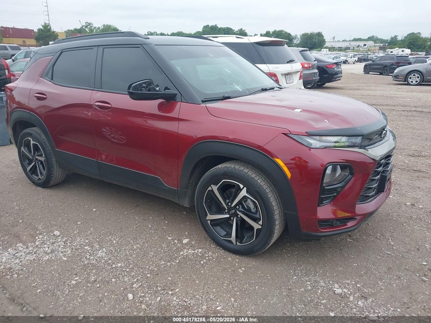 2023 Chevrolet Trailblazer VIN KL79MTSL5PB109232 IAAI salvage auction — HAIL, Clear (Missouri), sold $9,200 on 2026-07-13 (photo 1)