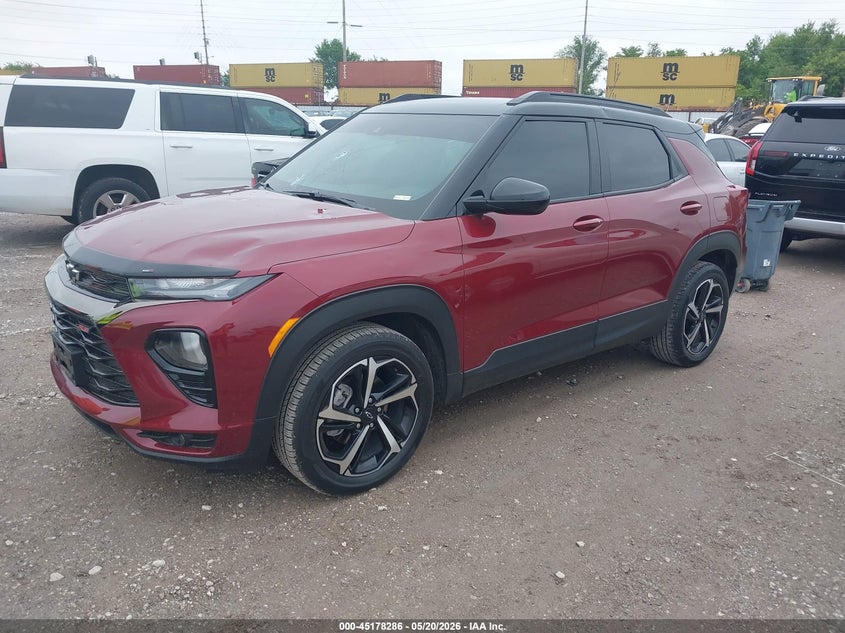 2023 Chevrolet Trailblazer VIN KL79MTSL5PB109232 IAAI salvage auction — HAIL, Clear (Missouri), sold $9,200 on 2026-07-13 (photo 2)