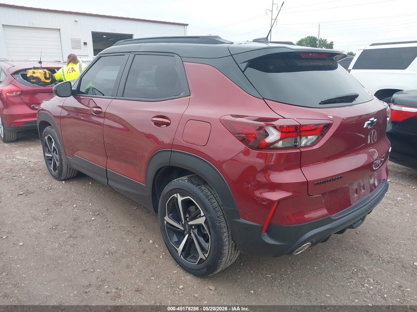 2023 Chevrolet Trailblazer VIN KL79MTSL5PB109232 IAAI salvage auction — HAIL, Clear (Missouri), sold $9,200 on 2026-07-13 (photo 3)