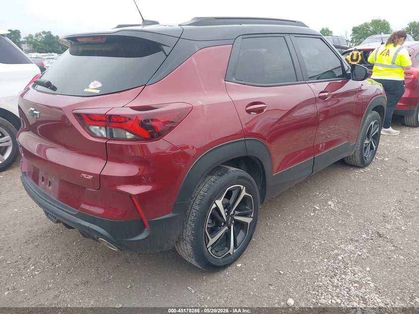 2023 Chevrolet Trailblazer VIN KL79MTSL5PB109232 IAAI salvage auction — HAIL, Clear (Missouri), sold $9,200 on 2026-07-13 (photo 4)