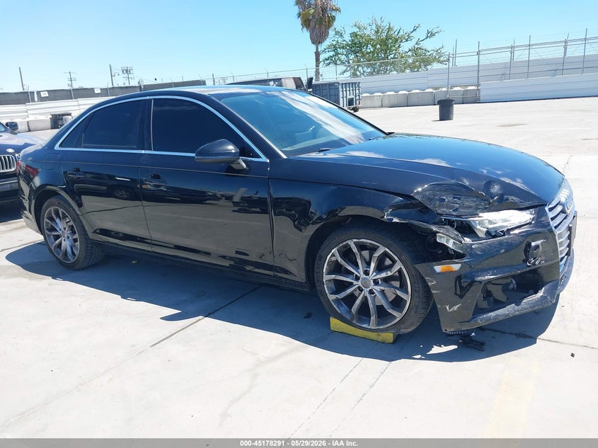 2019 Audi A4 VIN WAUGMAF42KN002449 IAAI salvage auction — FRONT END, Wait Title, sold $4,900 on 2026-08-13 (photo 1)
