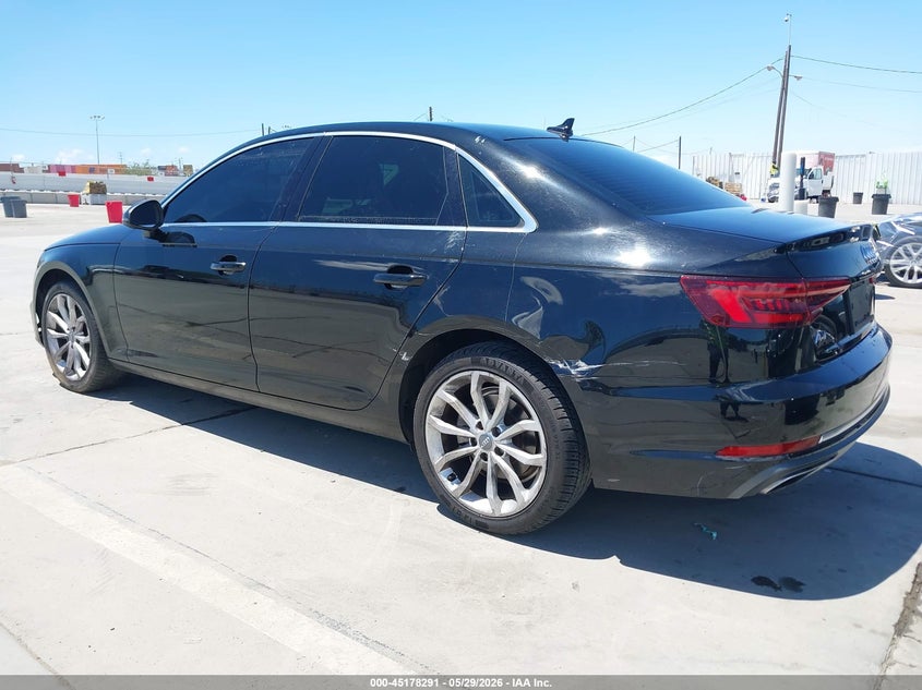 2019 Audi A4 VIN WAUGMAF42KN002449 IAAI salvage auction — FRONT END, Wait Title, sold $4,900 on 2026-08-13 (photo 3)