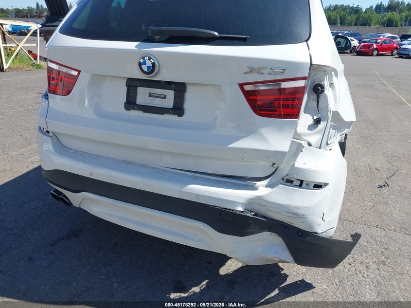 2017 BMW X3 VIN 5UXWX9C36H0T21826 IAAI salvage auction — REAR END, Salvage (Oregon), sold $5,300 on 2026-07-30 (photo 6)