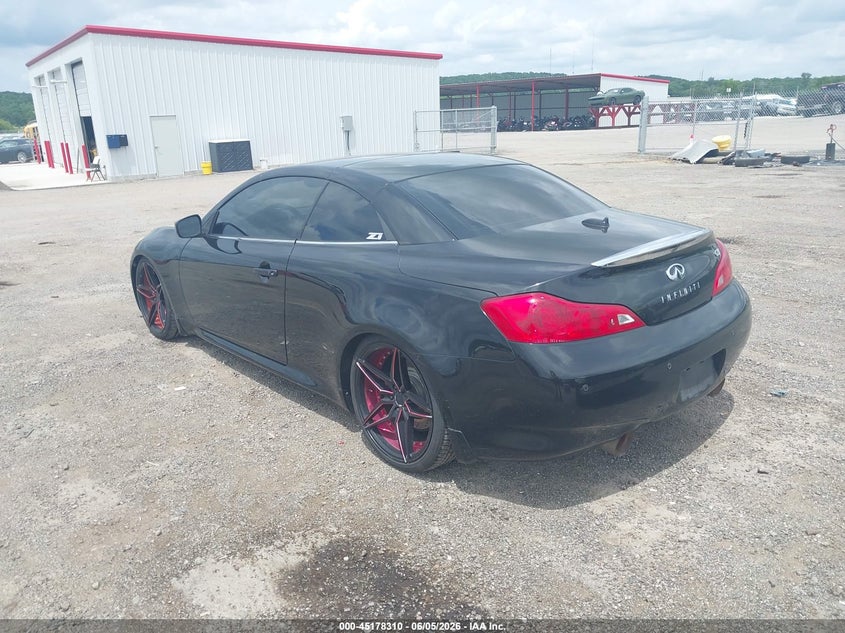 2010 Infiniti G37 VIN JN1CV6FE3AM354208 IAAI salvage auction — HAIL, Clear (Oklahoma), sold $1,350 on 2026-07-14 (photo 3)
