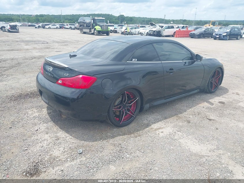 2010 Infiniti G37 VIN JN1CV6FE3AM354208 IAAI salvage auction — HAIL, Clear (Oklahoma), sold $1,350 on 2026-07-14 (photo 4)