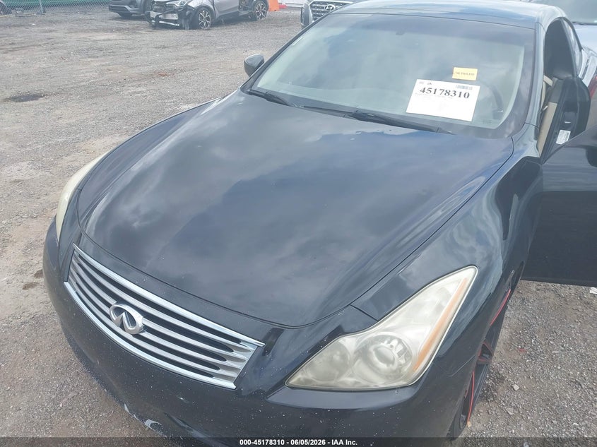 2010 Infiniti G37 VIN JN1CV6FE3AM354208 IAAI salvage auction — HAIL, Clear (Oklahoma), sold $1,350 on 2026-07-14 (photo 6)