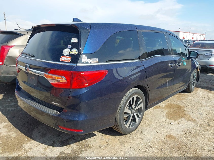 2018 Honda Odyssey VIN 5FNRL6H90JB002497 IAAI salvage auction — FRONT END, Salvage (Texas), sold $3,450 on 2026-07-09 (photo 4)