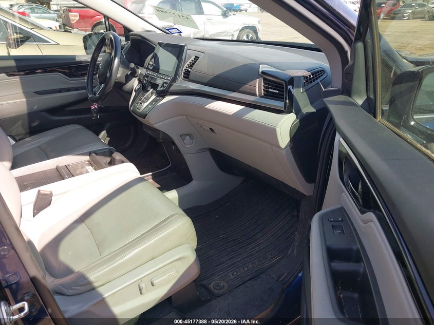 2018 Honda Odyssey VIN 5FNRL6H90JB002497 IAAI salvage auction — FRONT END, Salvage (Texas), sold $3,450 on 2026-07-09 (photo 5)