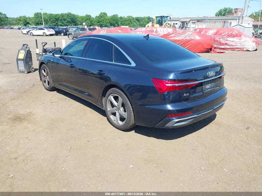 2024 Audi A6 VIN WAUL2BF23RN000843 IAAI salvage auction — FRONT & REAR, Salvage (New Jersey), sold $17,600 on 2026-08-30 (photo 3)