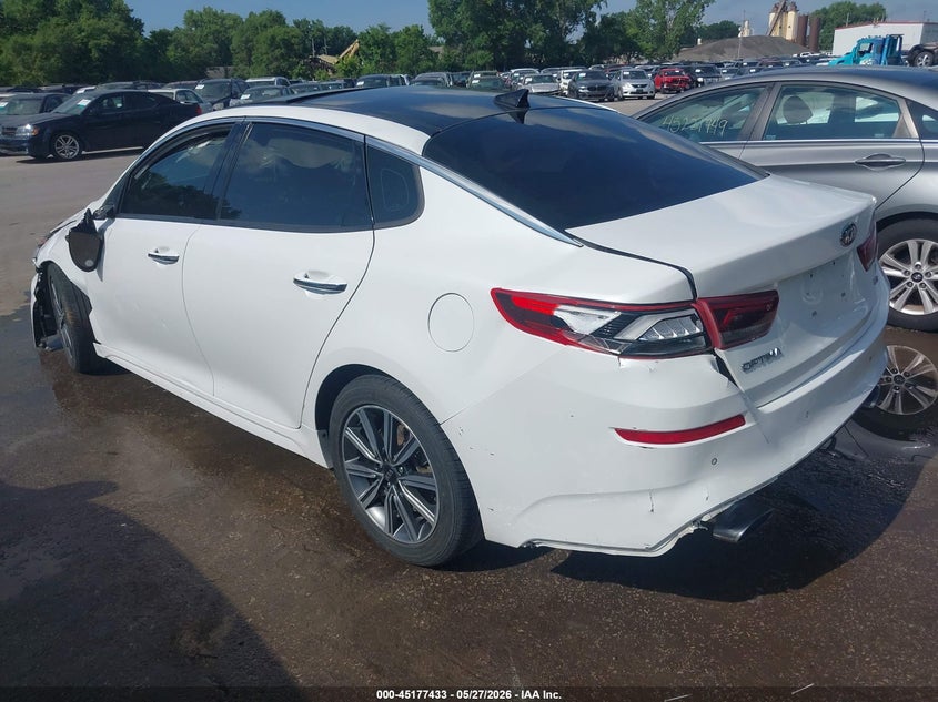 2019 Kia Optima VIN 5XXGU4L1XKG343494 IAAI salvage auction — ROLLOVER, Salvage Title, sold $1,500 on 2026-07-22 (photo 3)