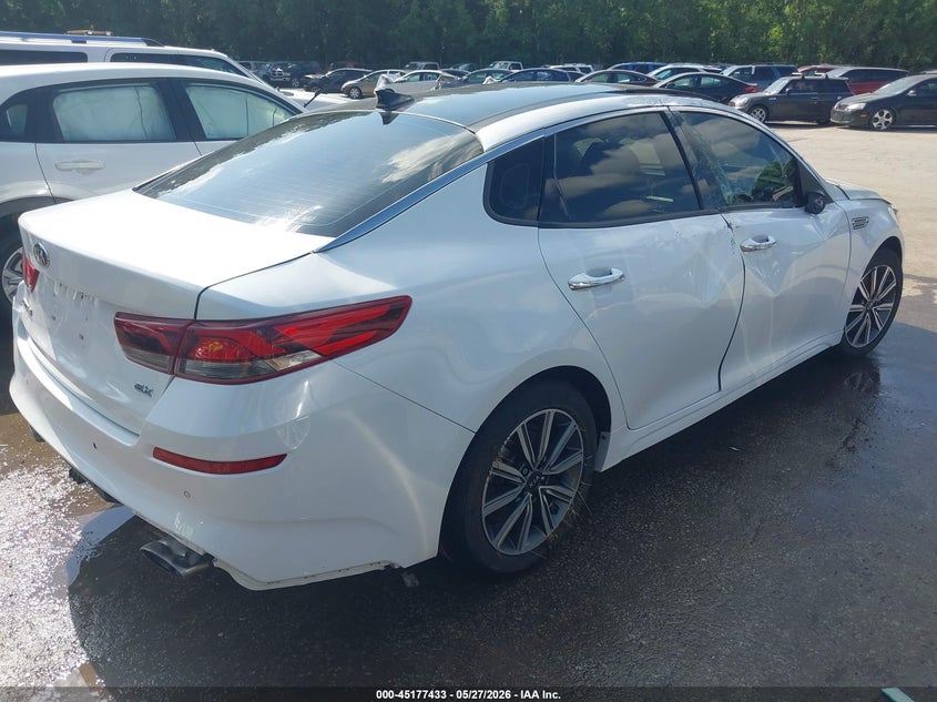 2019 Kia Optima VIN 5XXGU4L1XKG343494 IAAI salvage auction — ROLLOVER, Salvage Title, sold $1,500 on 2026-07-22 (photo 4)