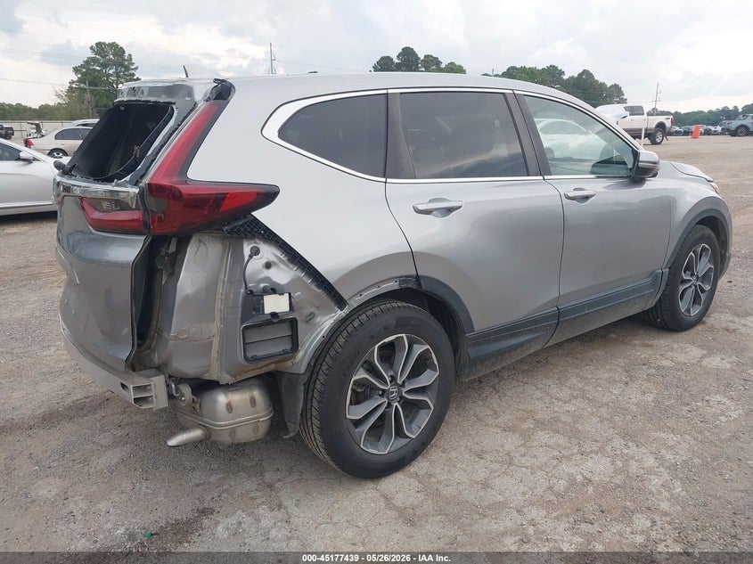 2021 Honda Cr-v VIN 2HKRW1H88MH425626 IAAI salvage auction — REAR END, Salvage Title, sold $7,000 on 2026-07-23 (photo 4)
