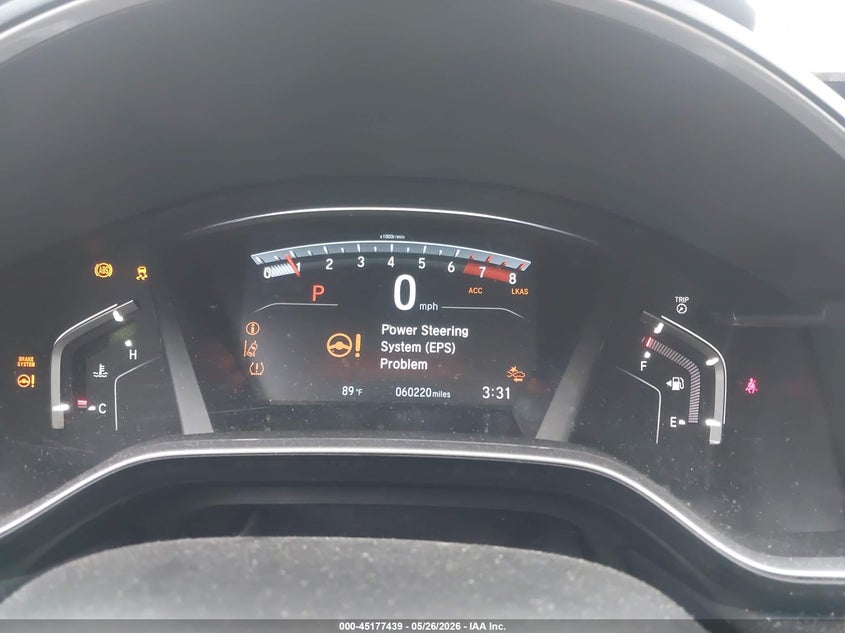 2021 Honda Cr-v VIN 2HKRW1H88MH425626 IAAI salvage auction — REAR END, Salvage Title, sold $7,000 on 2026-07-23 (photo 7)