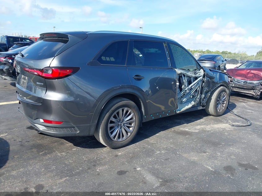2024 Mazda Cx-90 VIN JM3KKBHD0R1177250 IAAI salvage auction — SIDE, Rebuildable (Florida), sold $9,450 on 2026-07-16 (photo 4)