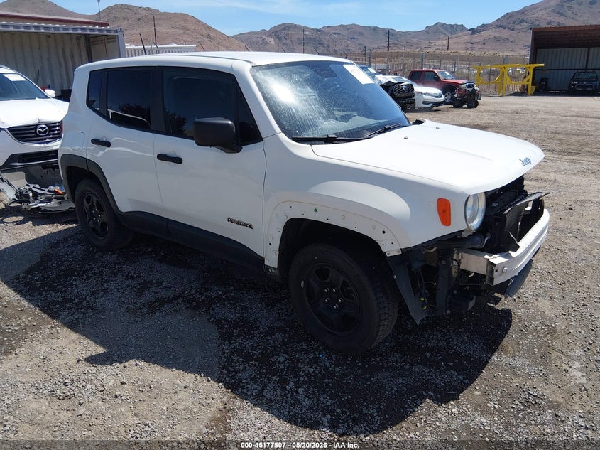 2017 Jeep Renegade VIN ZACCJBABXHPG37490 IAAI salvage auction — FRONT END, Salvage (Nevada), sold $1,300 on 2026-07-10 (photo 1)
