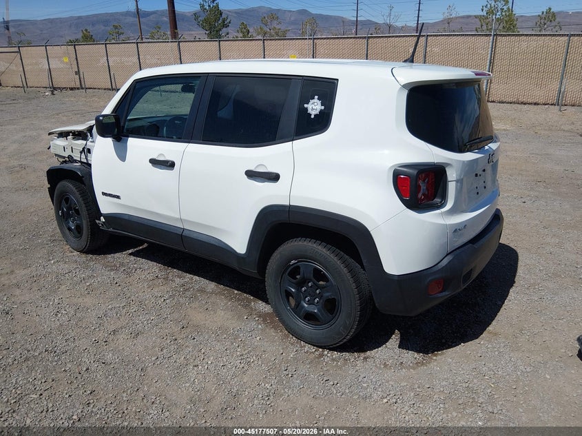 2017 Jeep Renegade VIN ZACCJBABXHPG37490 IAAI salvage auction — FRONT END, Salvage (Nevada), sold $1,300 on 2026-07-10 (photo 3)