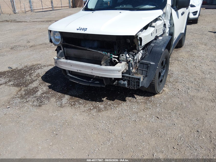 2017 Jeep Renegade VIN ZACCJBABXHPG37490 IAAI salvage auction — FRONT END, Salvage (Nevada), sold $1,300 on 2026-07-10 (photo 6)