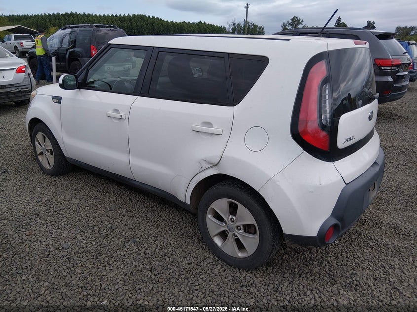 2014 Kia Soul VIN KNDJN2A25E7111448 IAAI salvage auction — LEFT SIDE, Salvage (Oregon), sold $400 on 2026-07-29 (photo 3)